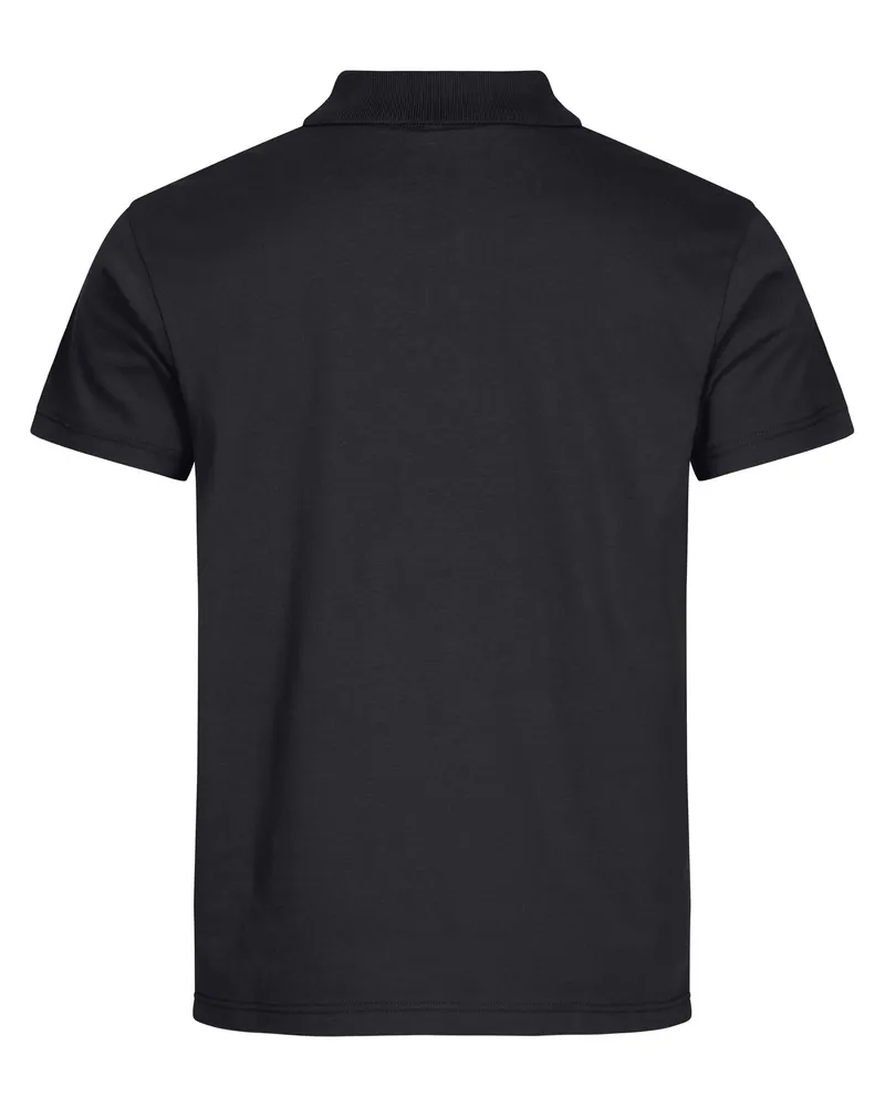 Poloshirt Schwarz – Rückansicht