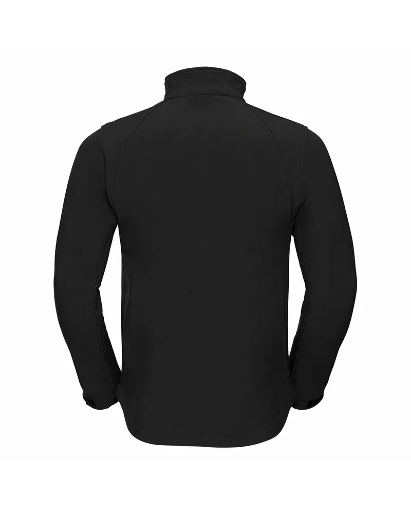 Softshell Jacke Schwarz – Rückansicht